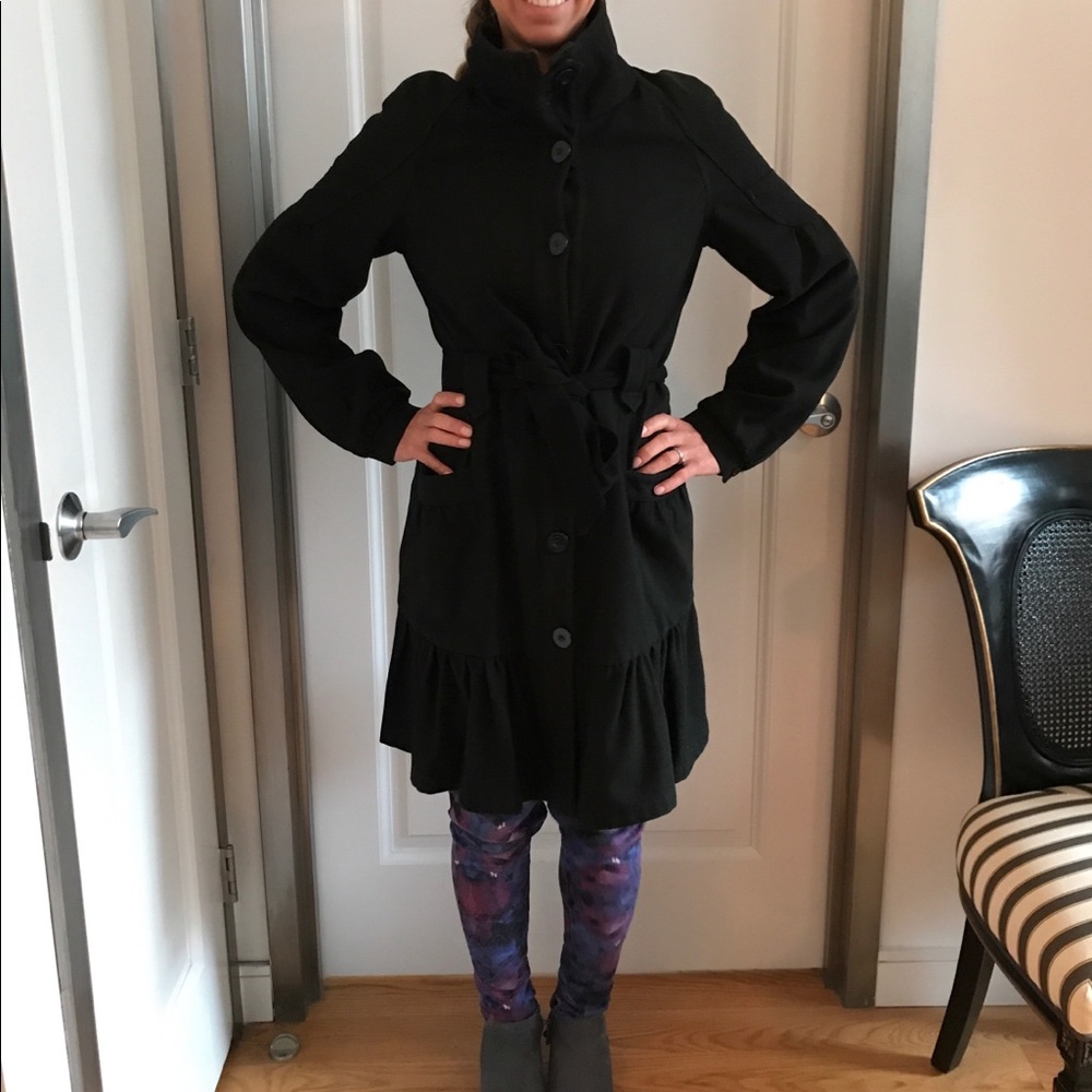 Adorable black Tulle coat